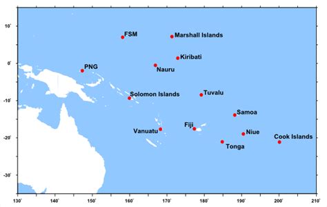 Pacific Sea Level And Geodetic Monitoring Project Monthly Sea Level