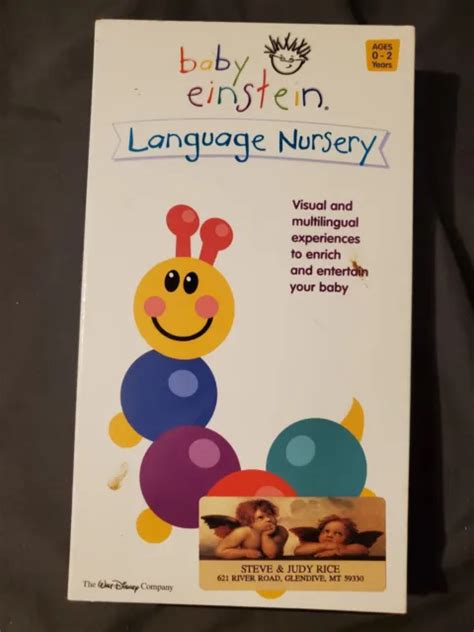 Baby Einstein Vhs Language Nursery 2000 Educational See Photos For