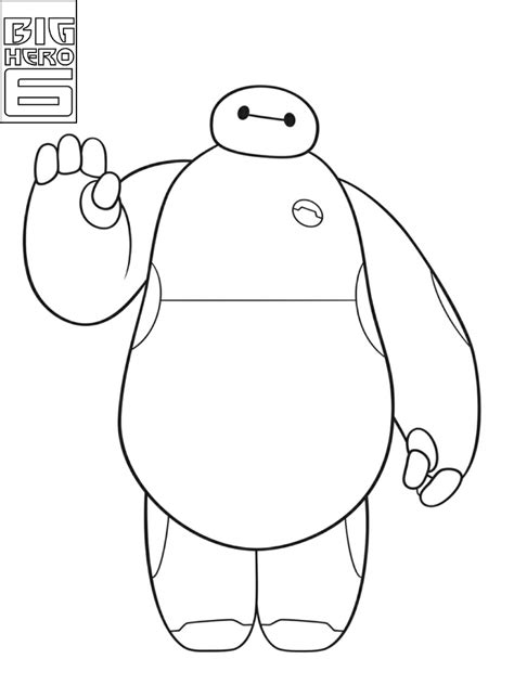 Big Hero Coloring Page Print And Color Coloring Home
