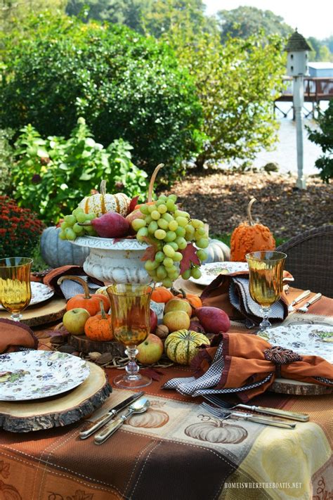 Creative Ideas For Fall Or Thanksgiving Table Settings And