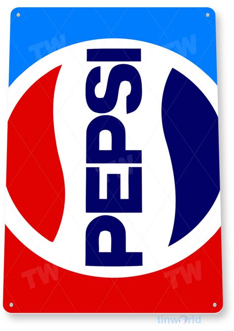 Pepsi Retro Sign A TinWorld Cola Signs Tinsign Com