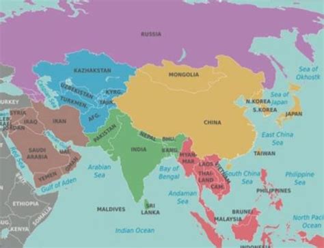 Benua asia, benua amerika selatan, benua amerika utara, benua eropa, benua afrika, benua antarktika dan benua australia. Daftar Nama Negara di Benua Asia Beserta Ibukotanya ...
