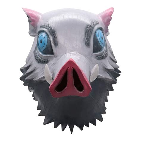 Demon Slayer Hashibira Inosuke Cosplay Mask Anime Pig Mask Halloween