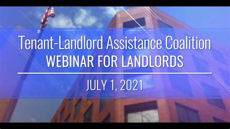 Dekalbs Tenant Landlord Assistance Coalition Webinar For Landlords Youtube