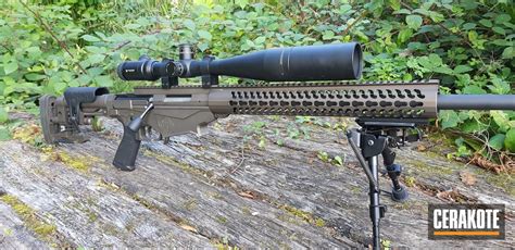 Ruger Precision Rifle 308 Cerakoted Using Midnight Bronze And Graphite