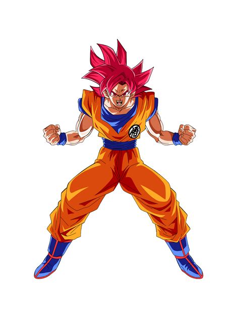 Super Saiyan God Goku By Lord Makkusu On Deviantart