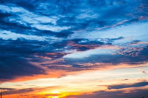 Wallpaper Clouds Sunset Sky 5472x3648 Download Hd Wallpaper