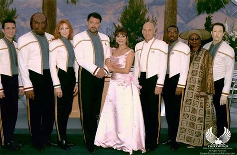 A simple wedding is never quite as complex as the title suggests. Wedding of Captain William Riker and Commander Deanna Troi ...