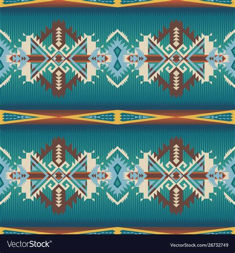 Native American Southwest Seamless Pattern Vector Image