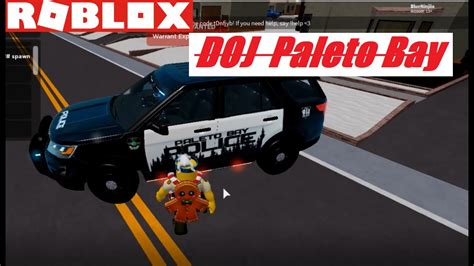 Roblox Doj Paleto Bay Police Adventure Youtube