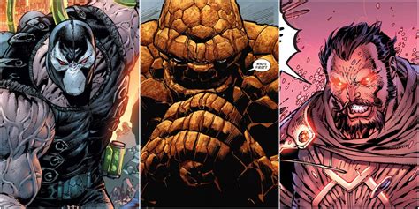 Fantastic Four 5 Dc Villains The Thing Can Beat And 5 Hed Lose To