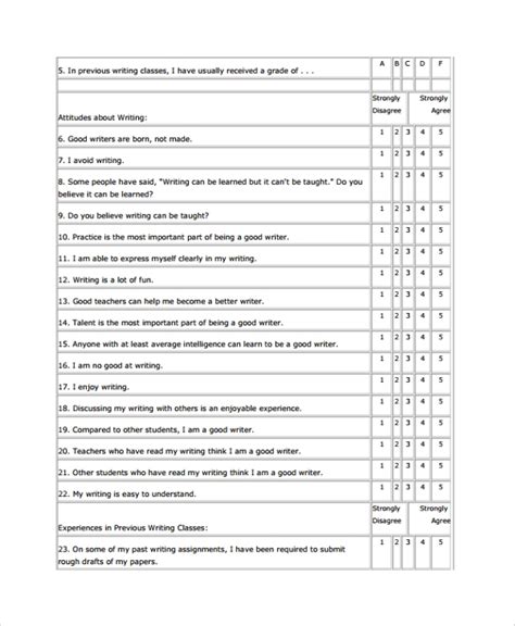Free 8 Sample Survey Example Templates In Pdf Ms Word