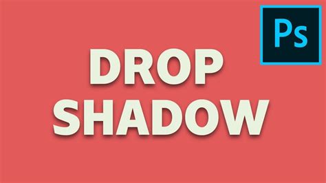 How To Use Drop Shadows In Photoshop Youtube