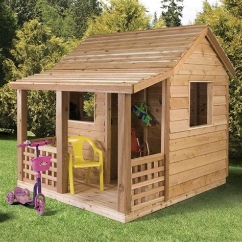 Cedar Playhouse, Playhouse Outdoor, Playhouse Ideas, Girls Playhouse