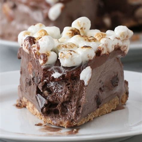 No Bake S’mores Ice Cream Cake Recipe By Tasty