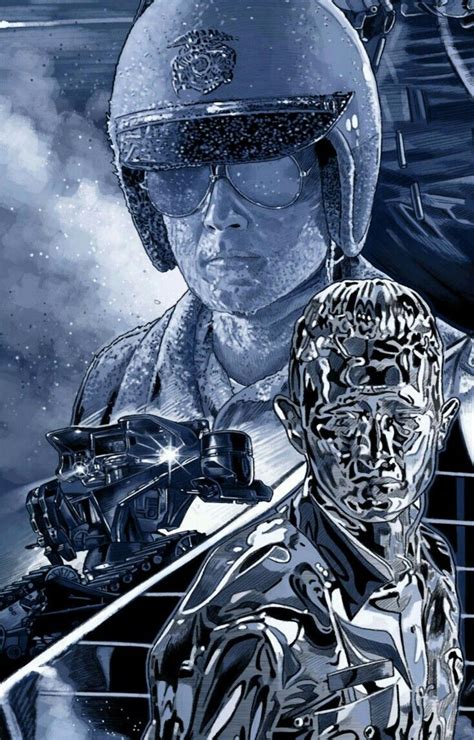Terminator 2 Judgement Day T 1000 Robert Patrick Villan Fan Art