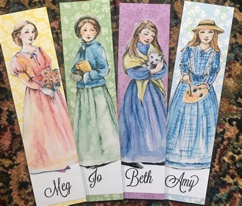 Little Woman Individual Bookmarks Meg Jo Beth Or Amy Etsy In 2021