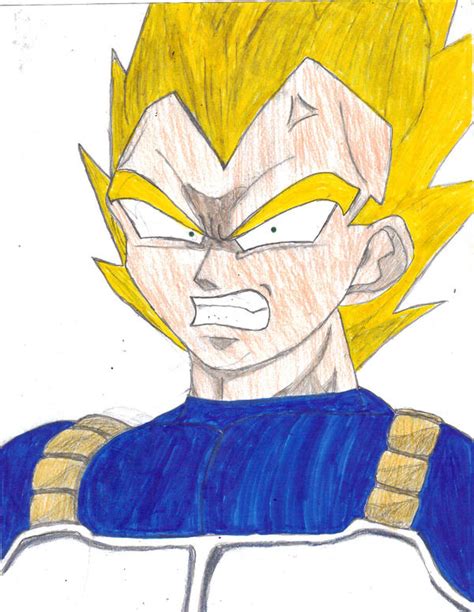 Angry Vegeta By Dreballin3x On Deviantart