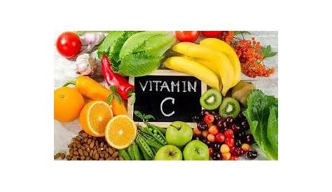 vitamin c fruits and vegetables chart