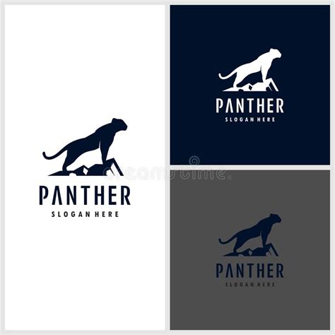 Black Panther Logo Illustration Strong Black Power Wild Premium