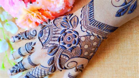 Full Hand Intricate Mehndi Design For Back Hand Traditional Intricate