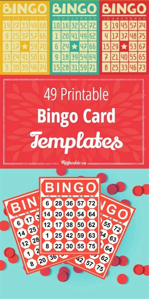 Free Printable Bingo Cards 1 75 Pdf Printable Bingo Cards
