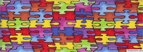 Autism Awareness Colorful Bright Facebook Timeline Cover Facebook