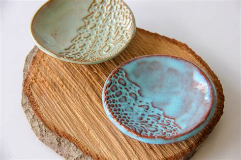 Ceramic Ring Dish Handmade Pottery Trinket Tray Jewelry Etsy