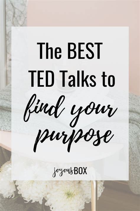 5 Motivational Ted Talks To Help You Find Your Purpose Best Ted Talks