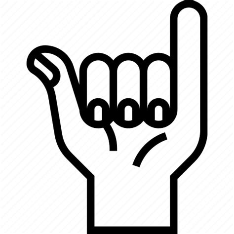 Hang Loose Shaka Sign Gesture Icon Download On Iconfinder