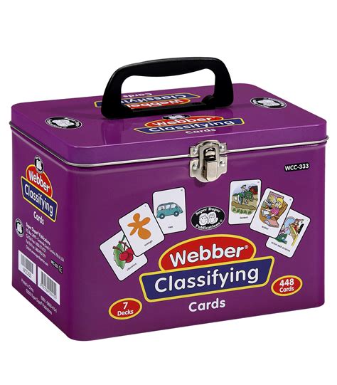 Super Duper Publications Set Of Webber Classifying Card Decks Educational Learning