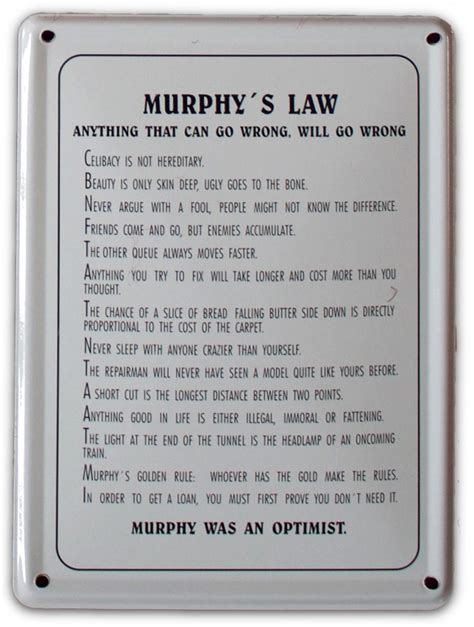 What Does Murphys Law Mean Slang By