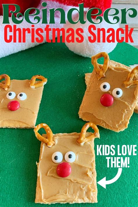 Reindeer Christmas Snack For Kids