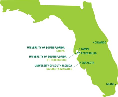 University Of South Florida Maps Of Florida