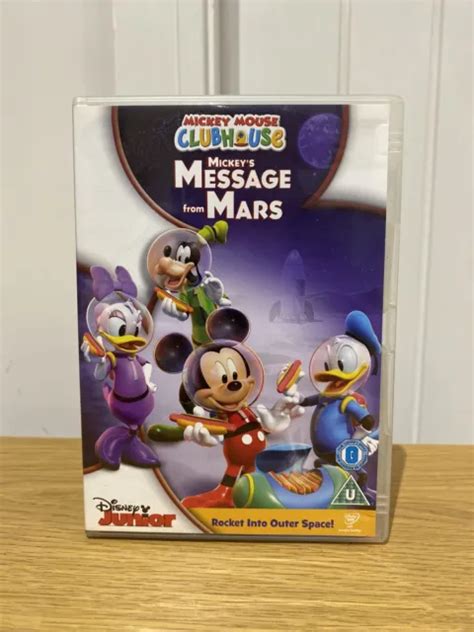 Mickey Mouse Clubhouse Mickeys Message From Mars Dvd 2010 Vgc