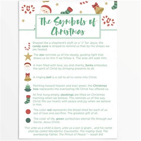Printable Merry Christmas Cookie Card Classic Cookie Etsy