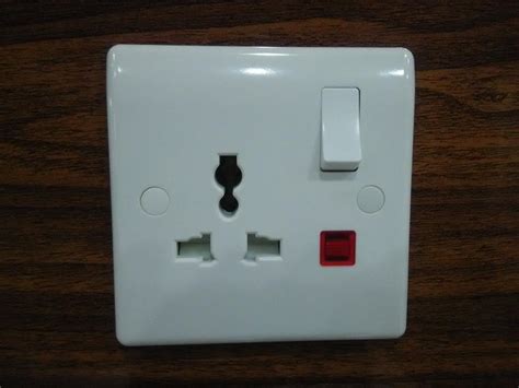 13a Universal Switch Socket With Neon China Universal Socket And Wall