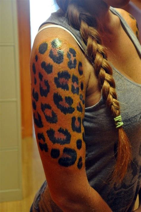 30 Cheetah And Leopard Print Tattoos For Women Leopard