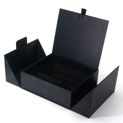 Luxury Custom Design Printed Black Packaging Box Prestige Creations