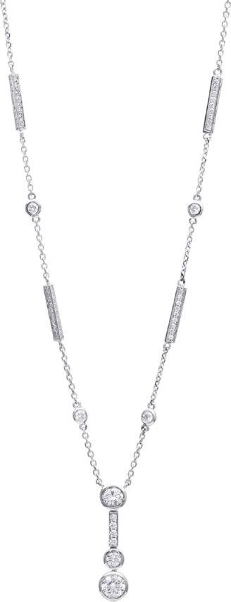 Boodles Platinum And Diamond Waterfall Necklace Shopstyle