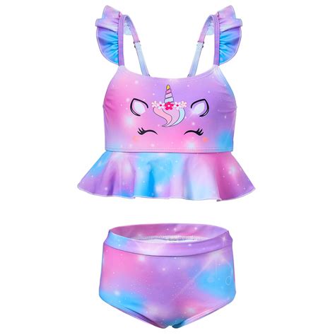 Buy Icosy Unicorn Swimsuit For Girls 2 Piece Bathing Suit Kids Girl