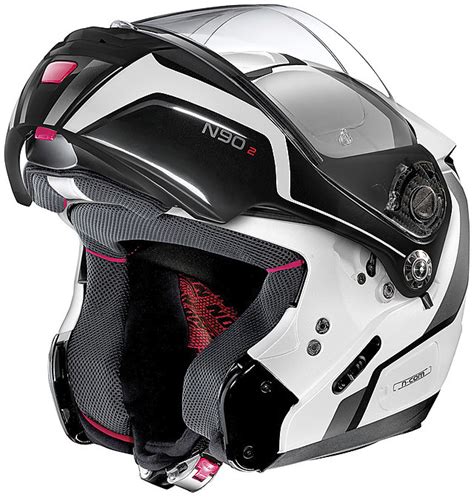 Casco Moto Modulare Nolan N902 Meridianus N Com 031 Bianco Metal