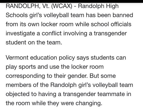 Heimish Conservative On Twitter RT Esanzi Girls Have Been Banned From Their Own Locker Room