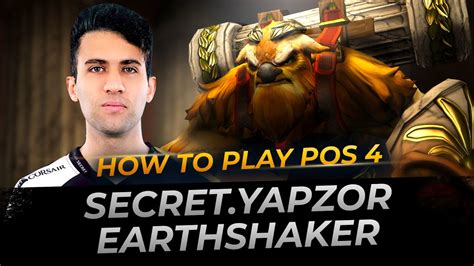 yapzor earthshaker pos 4 dota 2 replay full gameplay youtube