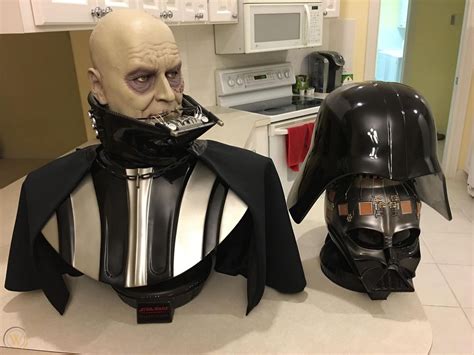 sideshow darth vader 1 1 life size bust with shaw head and stand 1828968019