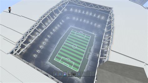 The allianz arena is a football stadium in munich, bavaria, germany with a 75,000 seating capacity. Allianz Arena Football Stadium Minecraft Project