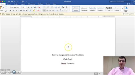 Formatting An Abstract Page Using Microsoft Word For Apa Formatting