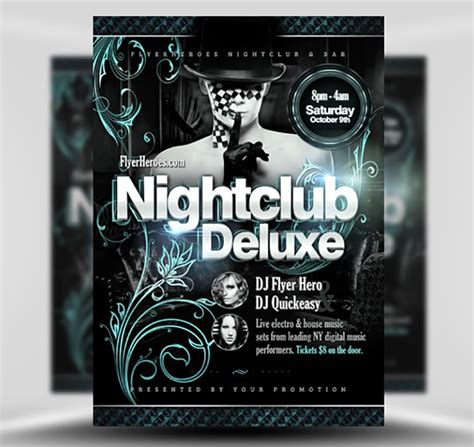 Nightclub Deluxe Flyer Template Flyerheroes