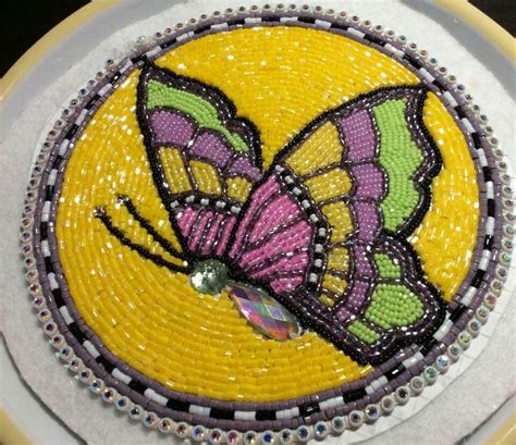 All orders are custom made and most ship worldwide within 24 hours. Butterfly | Bead work, Beadwork patterns, Native beading ...
