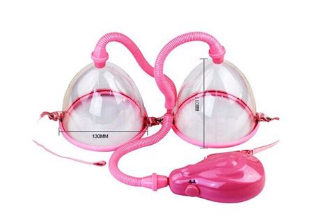 Hot Electric Dual Suction Cupping Set Female Breast Pump Massage Breast Enlargement Kit Silicone
